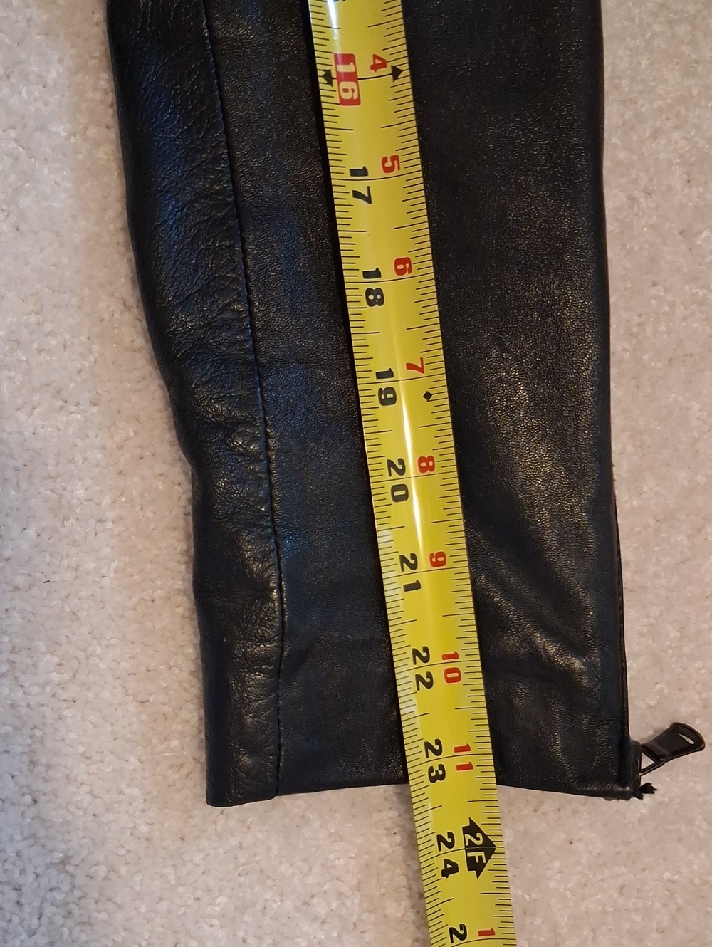 Black Rivet Women's Black Genuine Leather Moto Jacket. Sporty and Sleek. Y2k L - Picture 9 of 15